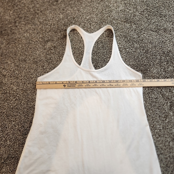 Lululemon Tech Mesh Singlet Tank Cream Size 4 - Picture 4 of 5